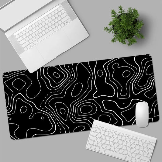 Black and White Mouse Pad