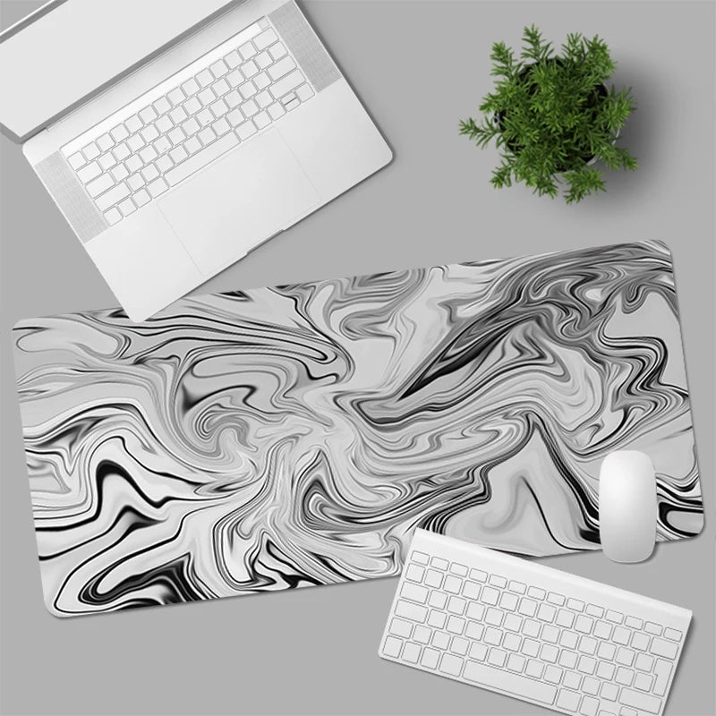 Black and White Mouse Pad