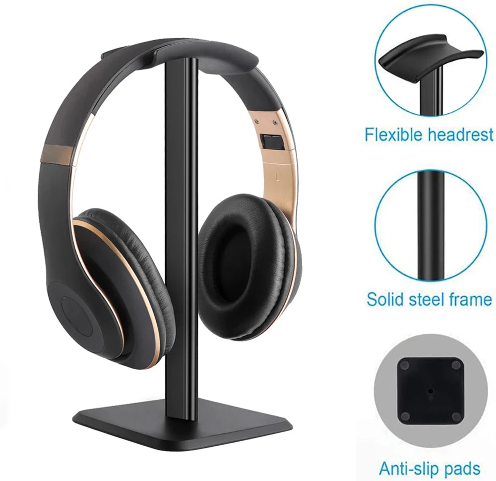 New Aluminium Alloy Metal Headset Stand Holder