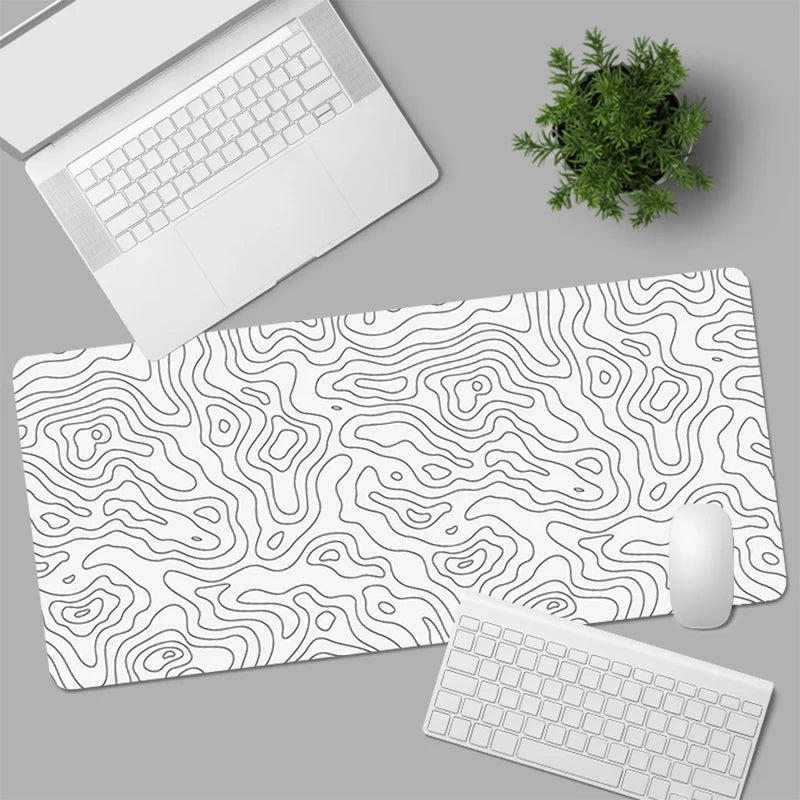 Black and White Mouse Pad