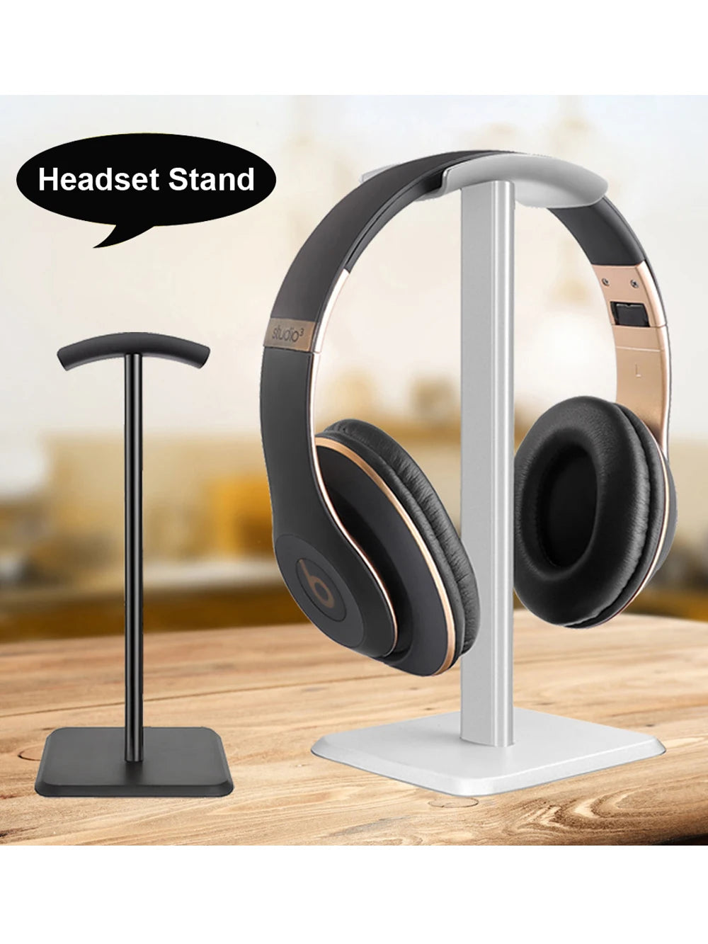 New Aluminium Alloy Metal Headset Stand Holder