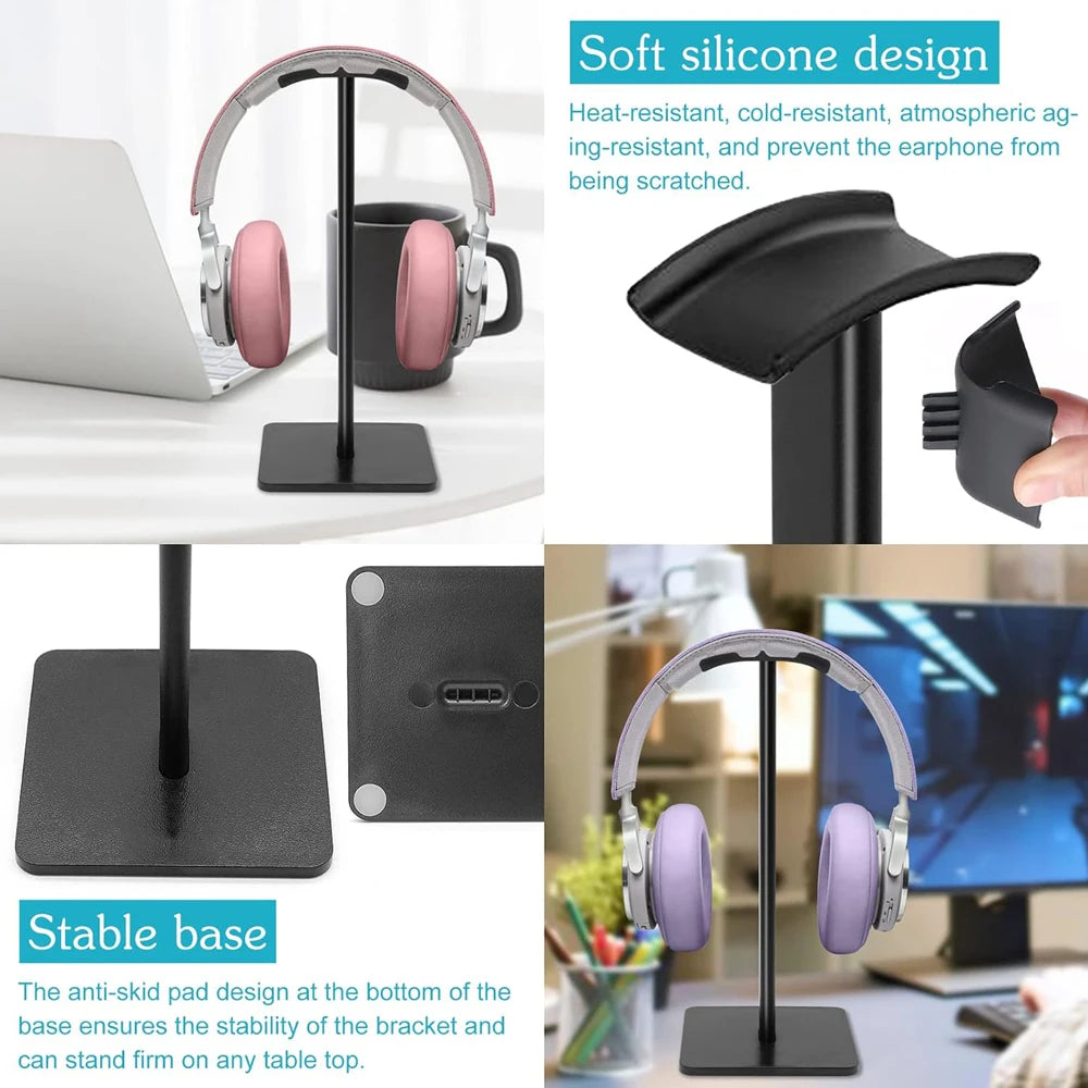 New Aluminium Alloy Metal Headset Stand Holder